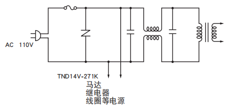 黑金剛電容陶瓷壓敏電阻的使用回路案例 黑金剛電容陶瓷壓敏電阻的使用回路案例